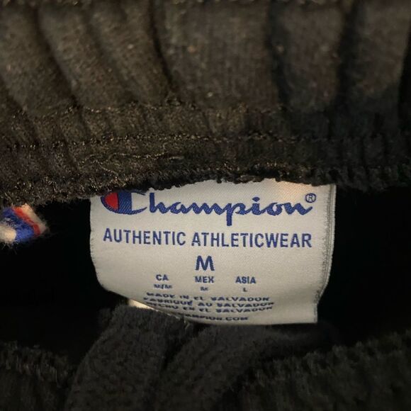 Champion Black Sweat Sport Athletic Shorts - Picture 5 of 9